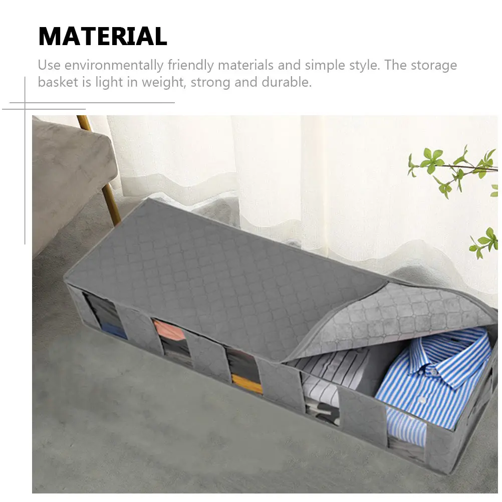 1pc Multi-Grid Clothes Case Foldable Storage Basket For Dormitory Apartment Large Capacity Lightweight Space-Saving
1pc Multi-Grid Clothes Case Foldable Storage Basket For Dormitory Apartment Large Capacity Lightweight Space-Saving