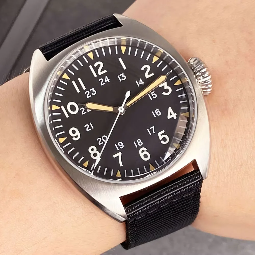 Tandorio New 40mm Sapphire Glass Military Mechanical Men's Wristwatches For Japan NH35/PT5000 Movement 200mm Waterproof Watch
Tandorio New 40mm Sapphire Glass Military Mechanical Men's Wristwatches For Japan NH35/PT5000 Movement 200mm Waterproof Watch