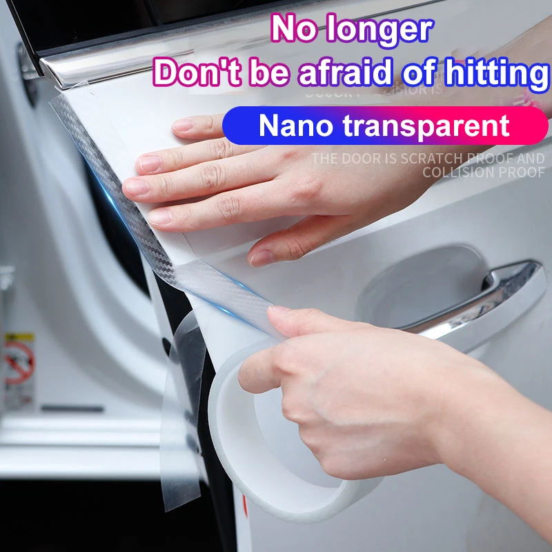 Car Sticker Car Door Protection Transparent Nano Tape Auto Bumper Stickers Trunk Scratchproof Protector Car Door Sill Sticker
Car Sticker Car Door Protection Transparent Nano Tape Auto Bumper Stickers Trunk Scratchproof Protector Car Door Sill Sticker