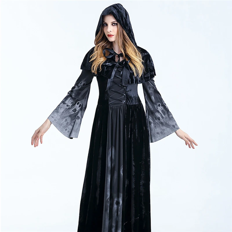 Halloween Cosplay Long Dress Terror Skeleton Witch Role Play Bar DS Stage Costume Polyester Color Commute Style
Halloween Cosplay Long Dress Terror Skeleton Witch Role Play Bar DS Stage Costume Polyester Color Commute Style