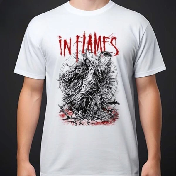 Fashionable Short Sleeved Sports T-shirt in Flames End of Time Merch Print, Fashionable and Breathable
Fashionable Short Sleeved Sports T-shirt in Flames End of Time Merch Print, Fashionable and Breathable