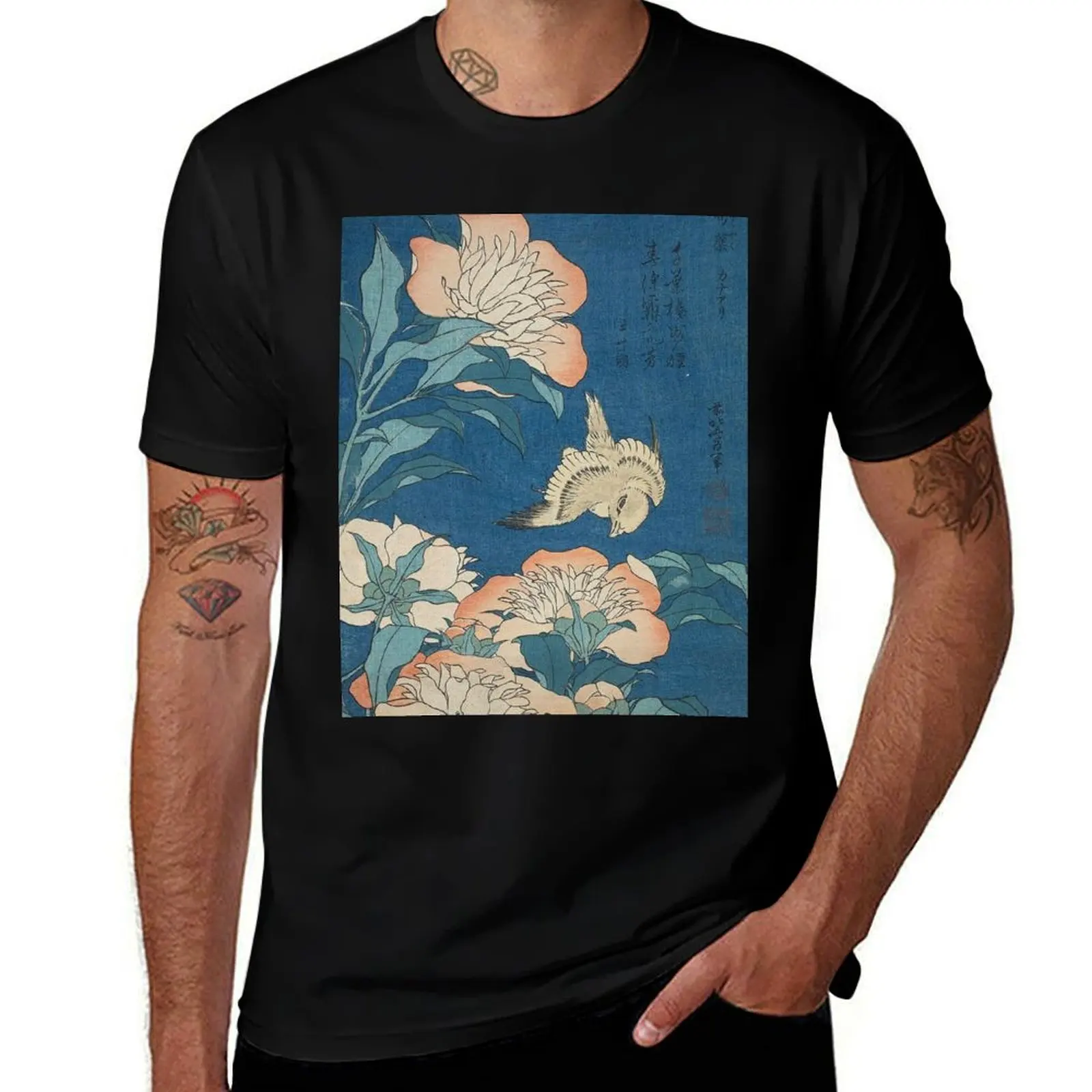 PEONIES AND CANARY :: HOKUSAI T-Shirt cute clothes oversized graphic tee anime clothes rapper graphic tees men tshirt
PEONIES AND CANARY :: HOKUSAI T-Shirt cute clothes oversized graphic tee anime clothes rapper graphic tees men tshirt