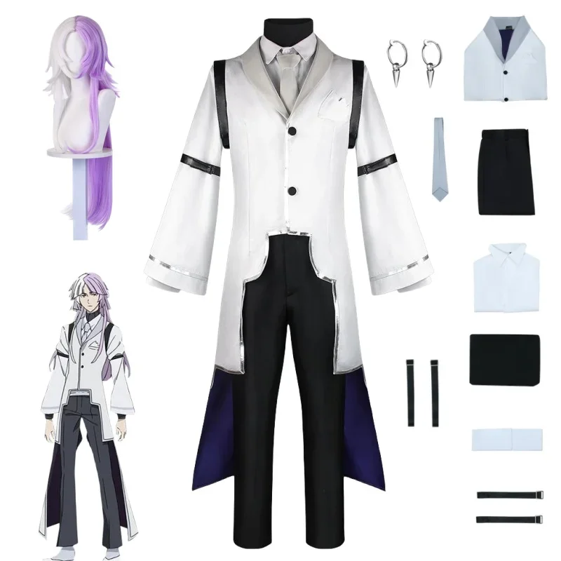Sigma Cosplay Costume Anime BSD 4th Sigma Trench Sigma Cosplay Uniform Wig Suit Halloween Christmas Party Outfit for Men Women
Sigma Cosplay Costume Anime BSD 4th Sigma Trench Sigma Cosplay Uniform Wig Suit Halloween Christmas Party Outfit for Men Women