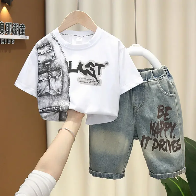 2-10 Years Boys Summer Clothes Set 2 Pcs Tops And Shorts Suit Trend Children Costume Casual Kids Outfits Babys Clothing
2-10 Years Boys Summer Clothes Set 2 Pcs Tops And Shorts Suit Trend Children Costume Casual Kids Outfits Babys Clothing