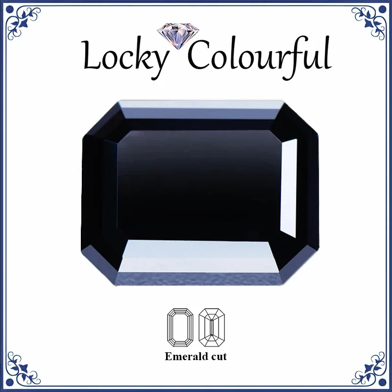 Moissanite Black Color Emerald Cut VVS1 Charms Beads for DIY Jewelry Making Bracelet Earrings Materials with GRA Certificate
Moissanite Black Color Emerald Cut VVS1 Charms Beads for DIY Jewelry Making Bracelet Earrings Materials with GRA Certificate