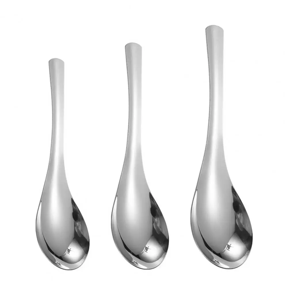 Dinner Spoons Multi-purpose Large Dessert Teaspoon For Kids with Round Edge Metal Cutlery for Home Kitchen Restaurant
Dinner Spoons Multi-purpose Large Dessert Teaspoon For Kids with Round Edge Metal Cutlery for Home Kitchen Restaurant
