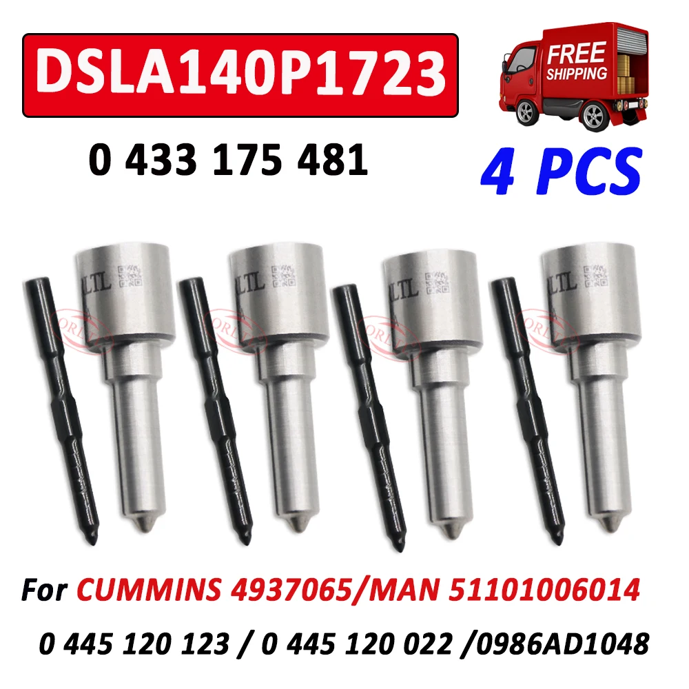 Топливный инжектор DSLA140P1723 DSLA 140 P 1723, дизельный Инжектор 0 433 175 481 для CUMMINS 4937065 MAN 51101006014, 4 шт.
Топливный инжектор DSLA140P1723 DSLA 140 P 1723, дизельный Инжектор 0 433 175 481 для CUMMINS 4937065 MAN 51101006014, 4 шт.
