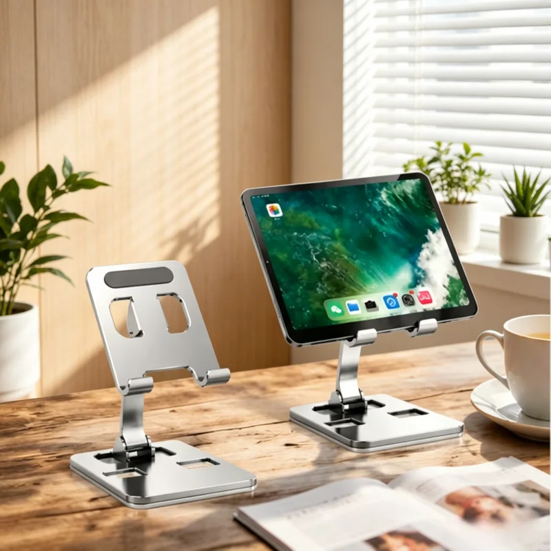 Sturdy Aluminum Alloy Adjustable Device Bracket, Lightweight Foldable Universal Stand Fit iPad Tablet Cellphone Home Office Bed
Sturdy Aluminum Alloy Adjustable Device Bracket, Lightweight Foldable Universal Stand Fit iPad Tablet Cellphone Home Office Bed