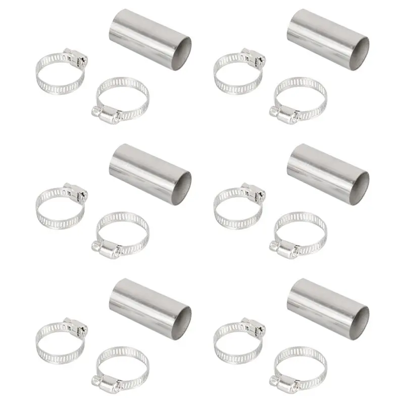 M50K-6 Set 24Mm Heater Exhaust Pipe Connector Air Parking Heater Stainless Steel Gas Vent Hose With Clamps For Webasto Heater
M50K-6 Set 24Mm Heater Exhaust Pipe Connector Air Parking Heater Stainless Steel Gas Vent Hose With Clamps For Webasto Heater