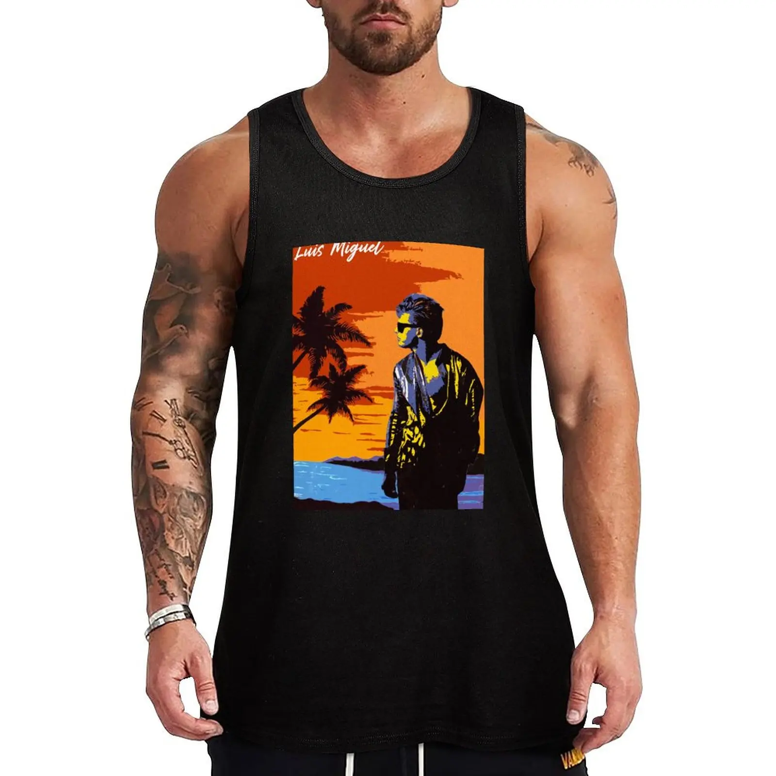 Luis Miguel Beach Tank Top T-shirt men bodybuilding men clothes cute tops Men's fitness t-shirt
Luis Miguel Beach Tank Top T-shirt men bodybuilding men clothes cute tops Men's fitness t-shirt