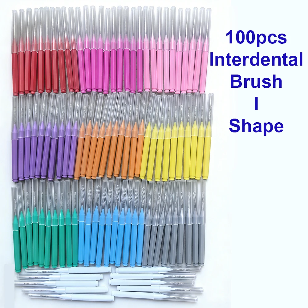 Colorful I Shape Interdental Brush 100Pcs Brush Picks Orthodontic Correction Tooth Gap Brush Tooth Braces Cleaning Soft Bristles
Colorful I Shape Interdental Brush 100Pcs Brush Picks Orthodontic Correction Tooth Gap Brush Tooth Braces Cleaning Soft Bristles