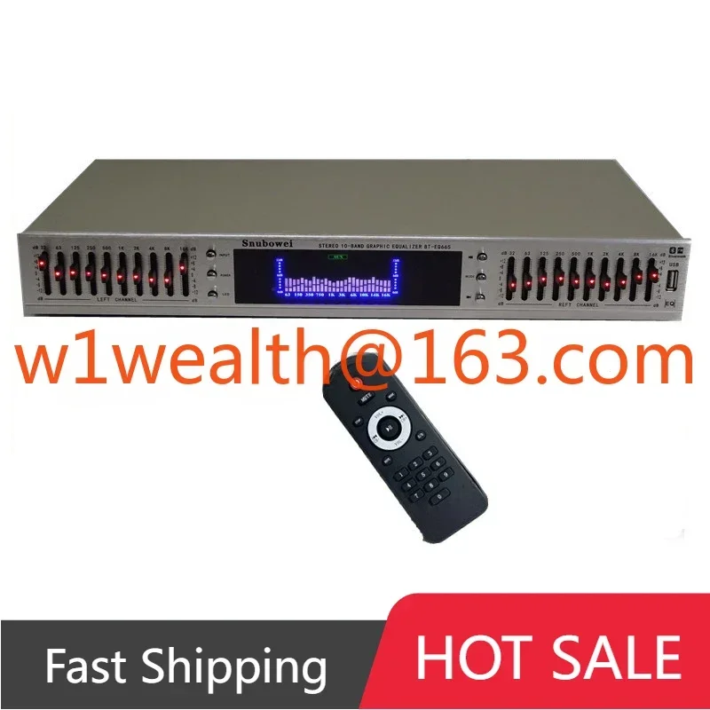 EQ-898BT HIFI Digital HD Stereo Preamplifier Equalizer Built-In USB Bluetooth Home Stage Equalizer Dual 10 Segments 220V
EQ-898BT HIFI Digital HD Stereo Preamplifier Equalizer Built-In USB Bluetooth Home Stage Equalizer Dual 10 Segments 220V