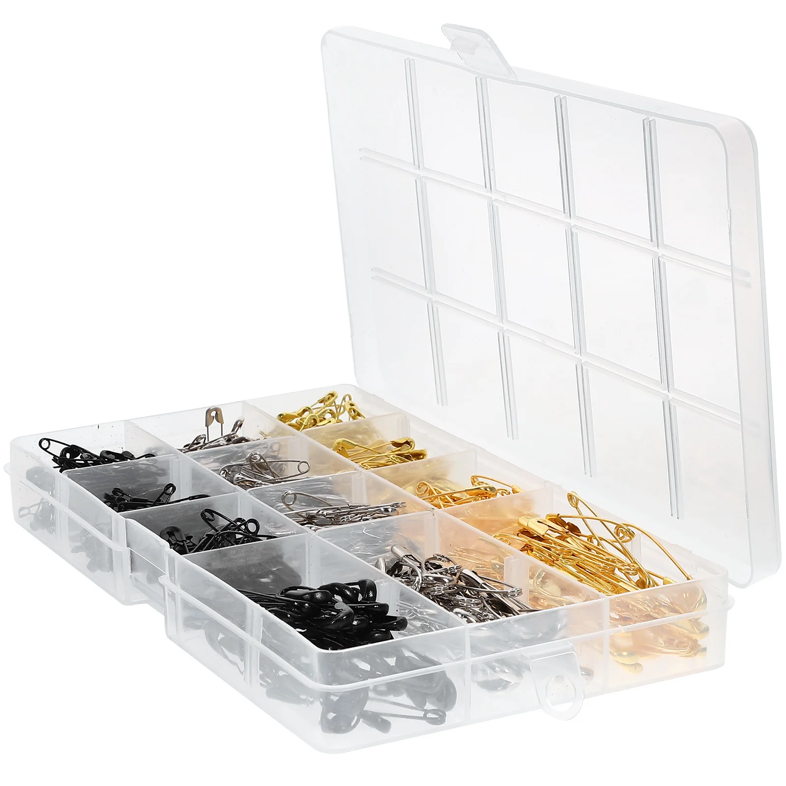 1 Box Mini Safety Pins for DIY Craft Making Small Metal Brooches Multi-Use Convenient Pins for Clothes Fixing and Sewing
1 Box Mini Safety Pins for DIY Craft Making Small Metal Brooches Multi-Use Convenient Pins for Clothes Fixing and Sewing