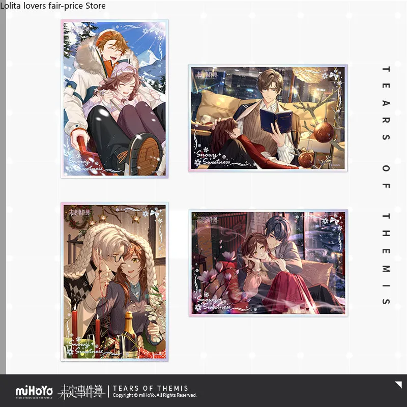 2026 Tears of Themis Snowy Sweetness Series Acrylic Shikishi Art Board Luke Pearce Artem Wing Vyn Richter Coloured Paper MiHoYo
2026 Tears of Themis Snowy Sweetness Series Acrylic Shikishi Art Board Luke Pearce Artem Wing Vyn Richter Coloured Paper MiHoYo