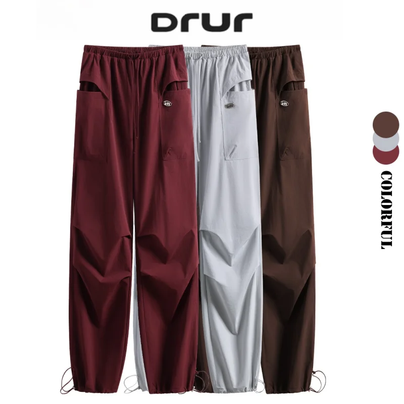 DRUR Womens Running Pants Elastic Waist Cargo Pants With Pocket Quick Dry Lightweight Yoga Trousers High Waist Summer Sportswear
DRUR Womens Running Pants Elastic Waist Cargo Pants With Pocket Quick Dry Lightweight Yoga Trousers High Waist Summer Sportswear