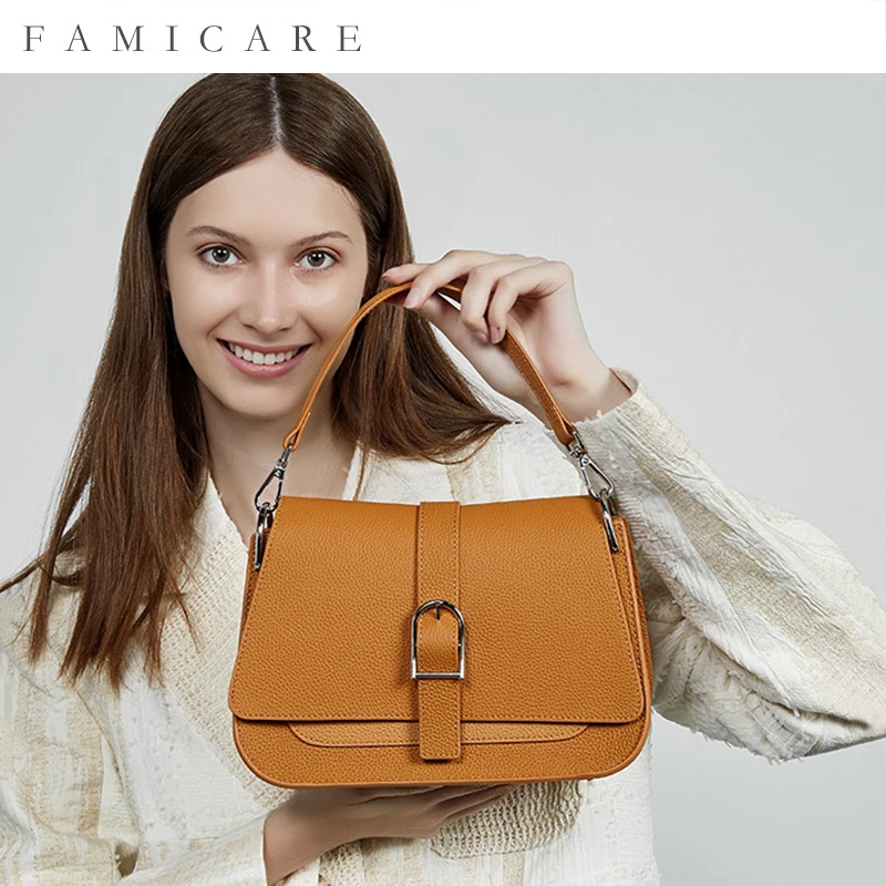 New Women's Genuine Leather Crossbody Bags Fashion Saddle Handbag Simple Design for Mothers Stylish Shoulder Bag for Commuting
New Women's Genuine Leather Crossbody Bags Fashion Saddle Handbag Simple Design for Mothers Stylish Shoulder Bag for Commuting
