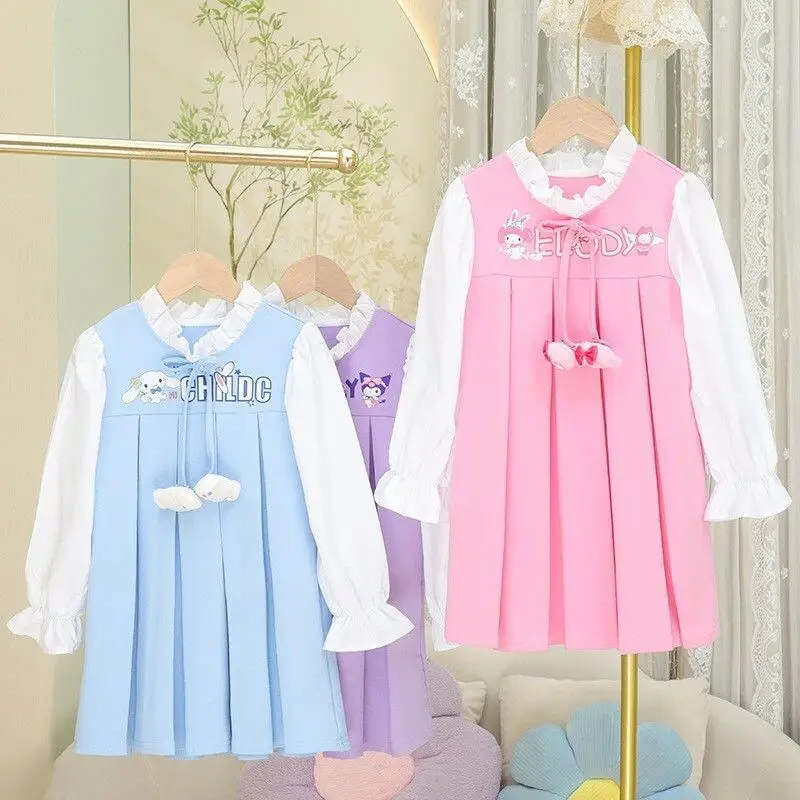 Sanrio Hello Kitty My Melody Long Sleeve Hoodie Dress Girls Children Baby Summer New Korean Style Fashionable Princess Cartoon
Sanrio Hello Kitty My Melody Long Sleeve Hoodie Dress Girls Children Baby Summer New Korean Style Fashionable Princess Cartoon