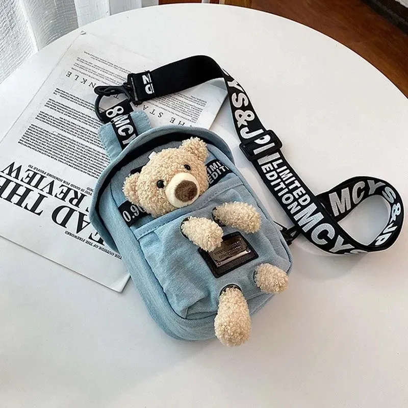 Sweet Bear Belt Bag Casual Canvas Banana Bag Adjustable Kids Cool Shoulder Bag Chest Bag Ladies Waist Bag Ladies Girls
Sweet Bear Belt Bag Casual Canvas Banana Bag Adjustable Kids Cool Shoulder Bag Chest Bag Ladies Waist Bag Ladies Girls