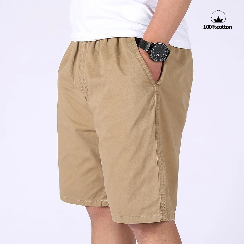 Men's Casual 100% Cotton Shorts Soft Washed Loose Fit Bermudas Summer Elastic Waist Drawstring Shorts for Men Daily Wear
Men's Casual 100% Cotton Shorts Soft Washed Loose Fit Bermudas Summer Elastic Waist Drawstring Shorts for Men Daily Wear