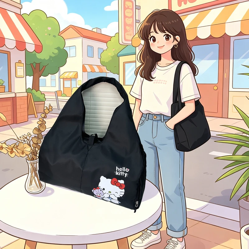 Hellokittys Travel Bag Large Capacity One Shoulder Bags for Woman Tote Bag Cartoon Fitness Short-Distance Travel Storage
Hellokittys Travel Bag Large Capacity One Shoulder Bags for Woman Tote Bag Cartoon Fitness Short-Distance Travel Storage
