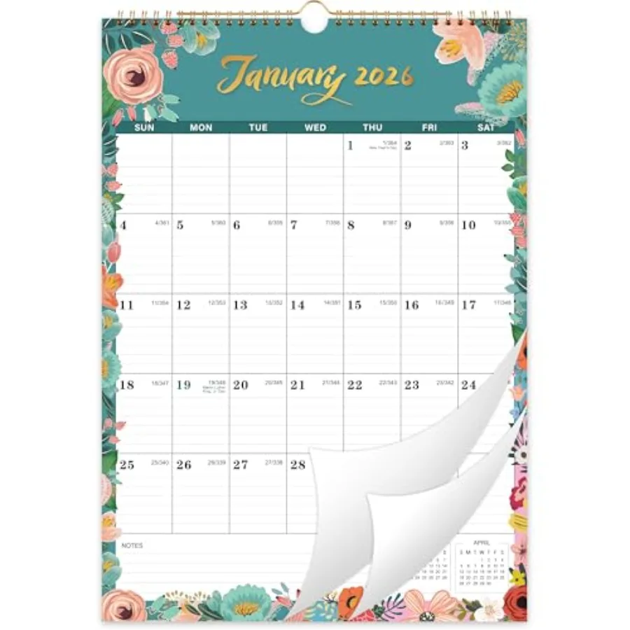 2026 Wall Calendar 2026 Calendar from Jan. 2026 to Dec. 2026 2026 Calendar 12 Month 12''x17'' Large Ruled Blocks Perfect for Ho
2026 Wall Calendar 2026 Calendar from Jan. 2026 to Dec. 2026 2026 Calendar 12 Month 12''x17'' Large Ruled Blocks Perfect for Ho