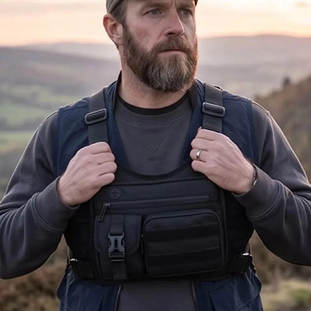 Adjustable Sports Vest Bag Multi-functional Water Resistant Multi-functional Chest Bag Oxford Cloth Lightweight Running Vest Bag
Adjustable Sports Vest Bag Multi-functional Water Resistant Multi-functional Chest Bag Oxford Cloth Lightweight Running Vest Bag