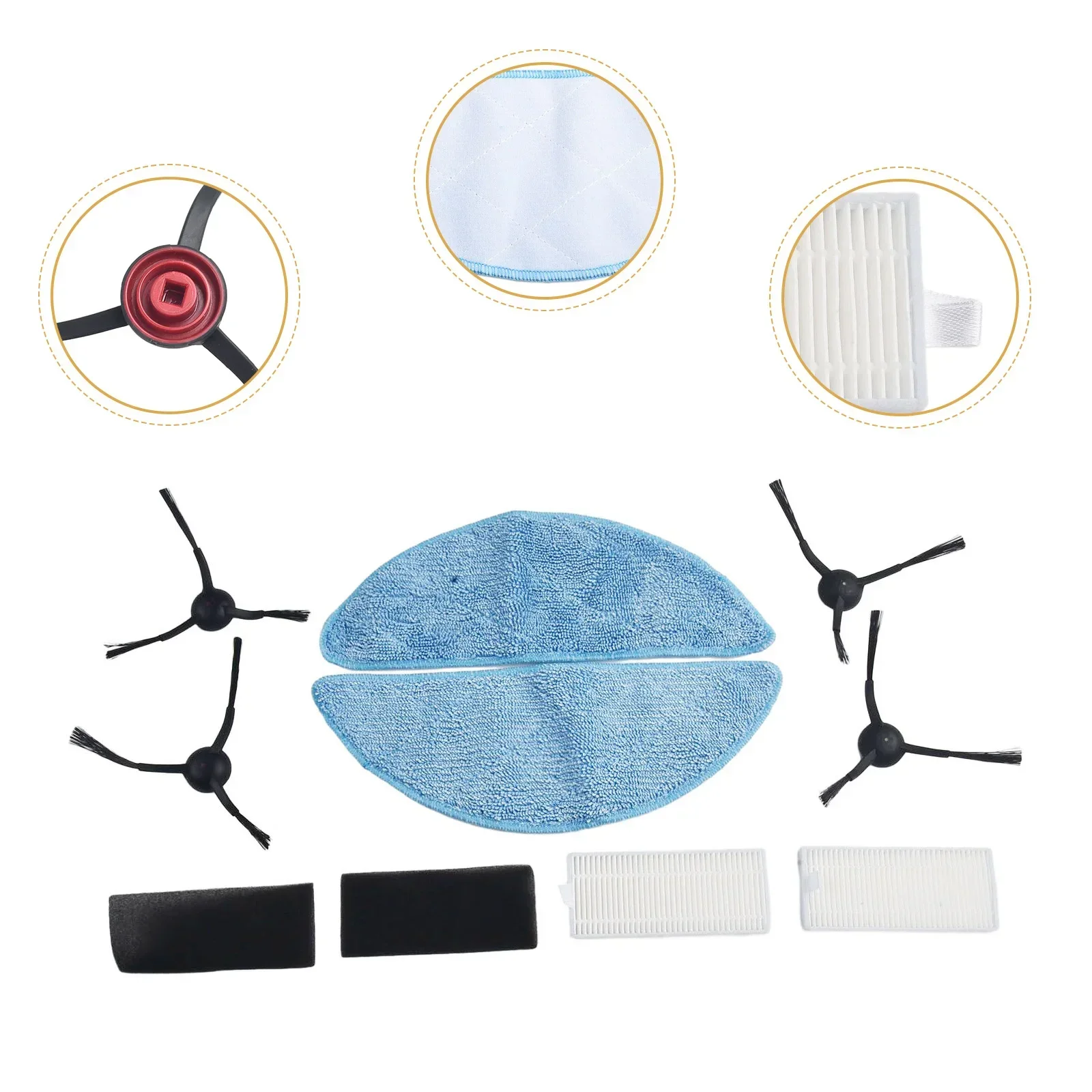 Robotic Vacuum Cleaner Accessories Set Side Brush Filter Mop Cloth Replaces For Conga Eternal Max/pet Series Sweeping Parts
Robotic Vacuum Cleaner Accessories Set Side Brush Filter Mop Cloth Replaces For Conga Eternal Max/pet Series Sweeping Parts