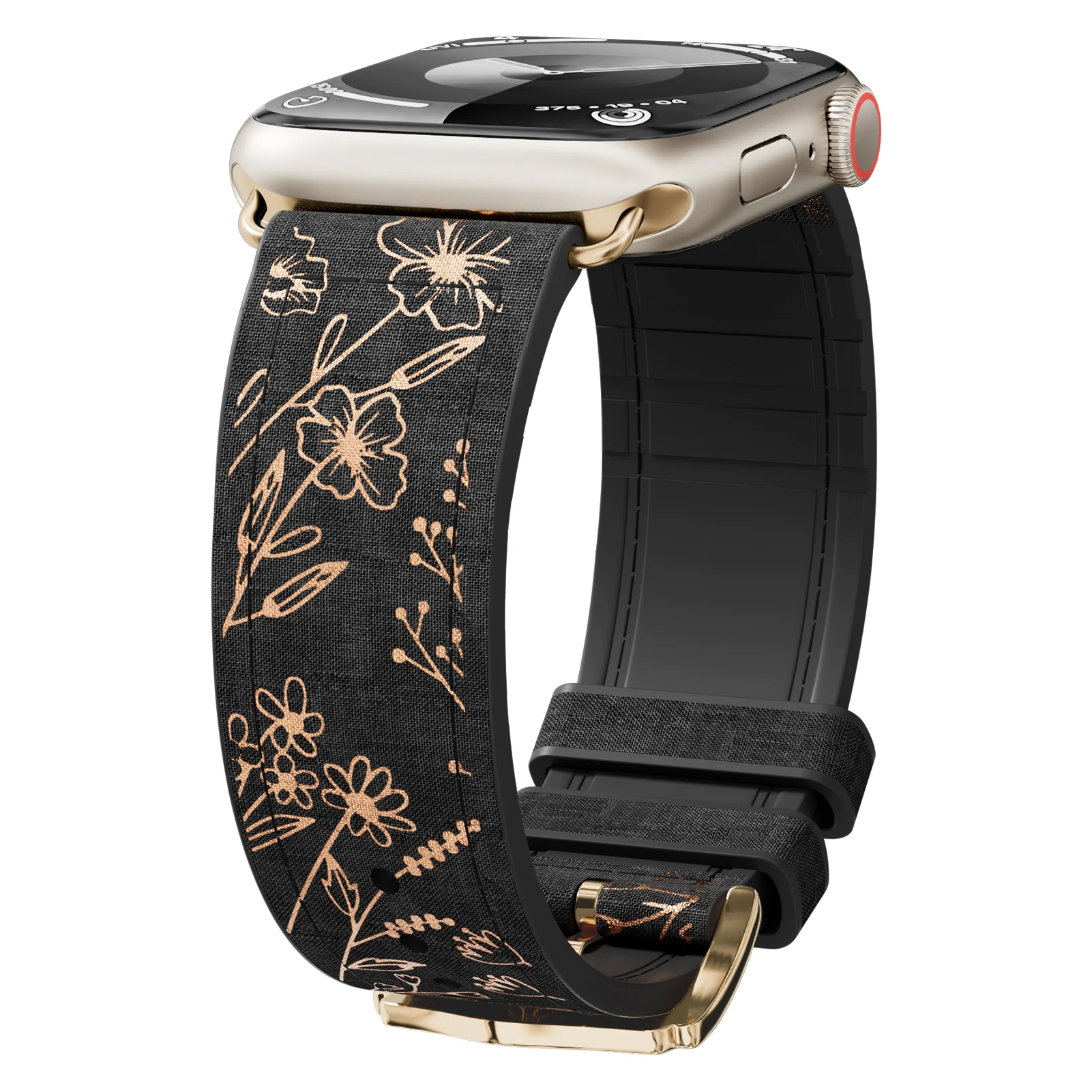Ремешок из кожи и силикона для Apple Watch Band 45 мм 44 мм 40 мм 49 мм 41 мм 38 мм, блестящий Цветочный браслет для iwatch series 9 8 7 se ultra 2
Ремешок из кожи и силикона для Apple Watch Band 45 мм 44 мм 40 мм 49 мм 41 мм 38 мм, блестящий Цветочный браслет для iwatch series 9 8 7 se ultra 2