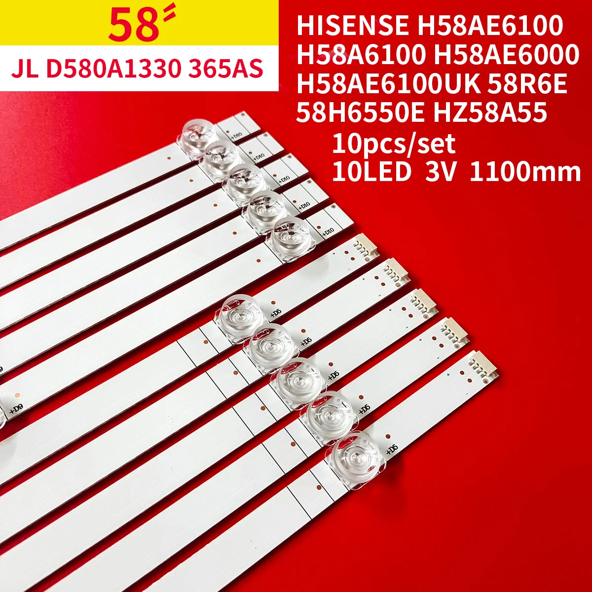Светодиодная лента подсветки для 58r6000fm 58h6500e (5t) 58h6500 58R6000 58R6E CRH-BK58S13030T 051087 D-REV1.2 JL.D580A1330-365AS-M
Светодиодная лента подсветки для 58r6000fm 58h6500e (5t) 58h6500 58R6000 58R6E CRH-BK58S13030T 051087 D-REV1.2 JL.D580A1330-365AS-M