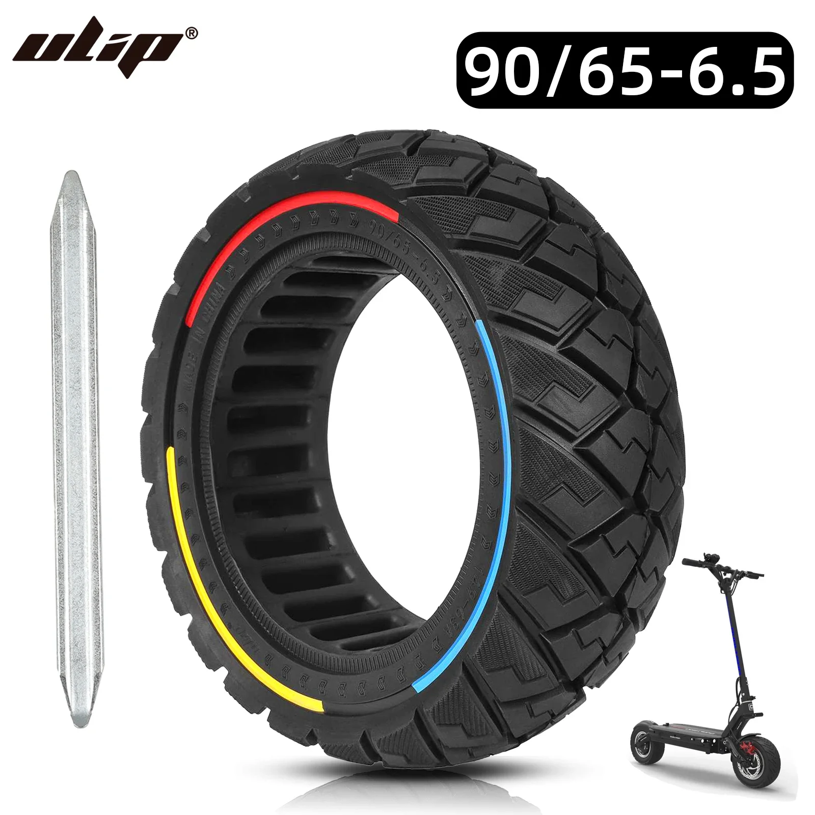 ULIP 90/65-6.5 Solid Tire for Dualtron Thunder Kaabo Wolf Zero 11X E-Scooters Off-road 11Inch Wear Resistant Puncture Proof Tyre
ULIP 90/65-6.5 Solid Tire for Dualtron Thunder Kaabo Wolf Zero 11X E-Scooters Off-road 11Inch Wear Resistant Puncture Proof Tyre