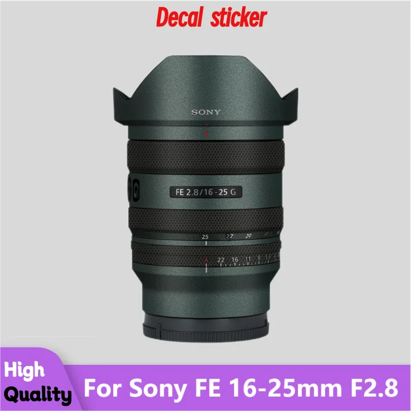 Индивидуальная наклейка для Sony FE 16-25 мм F2,8 G, наклейка на объектив, виниловая пленка, защитное покрытие SEL1625G 16-25 2,8 F/2,8 2,8G
Индивидуальная наклейка для Sony FE 16-25 мм F2,8 G, наклейка на объектив, виниловая пленка, защитное покрытие SEL1625G 16-25 2,8 F/2,8 2,8G