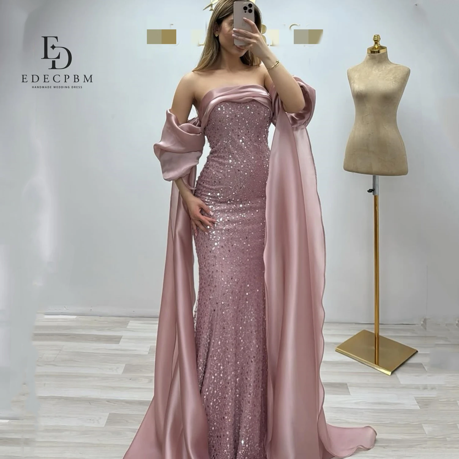 EDECPBM Customized Evening Dress Party Dress for Wedding Guest Dresses Woman Sharon Happy Evening Dresses 2025 Luxury Mermaid
EDECPBM Customized Evening Dress Party Dress for Wedding Guest Dresses Woman Sharon Happy Evening Dresses 2025 Luxury Mermaid