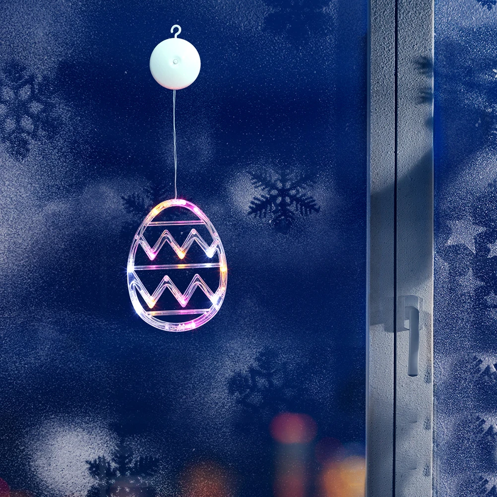 2Pcs Egg Shaped Window Lights Easter Decorations Suction Cup Plastic LED String Light Festive Warm Glow Easy Install
2Pcs Egg Shaped Window Lights Easter Decorations Suction Cup Plastic LED String Light Festive Warm Glow Easy Install