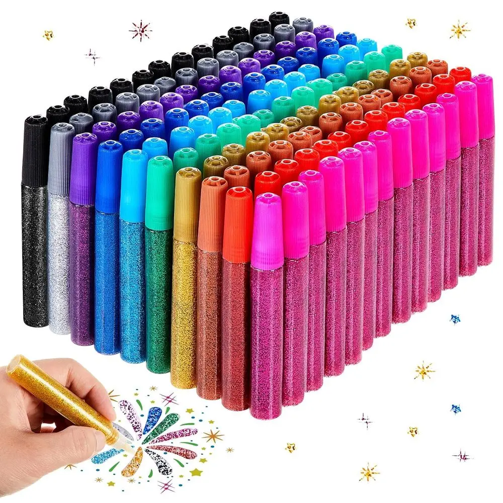 200 Pcs Glitter Glue Stick Bulk, Non-Toxic Washable Glue Pens 10 Ml/0.35 oz Each Crat Glitter Gel or DIY Art Project Painting Sc
200 Pcs Glitter Glue Stick Bulk, Non-Toxic Washable Glue Pens 10 Ml/0.35 oz Each Crat Glitter Gel or DIY Art Project Painting Sc