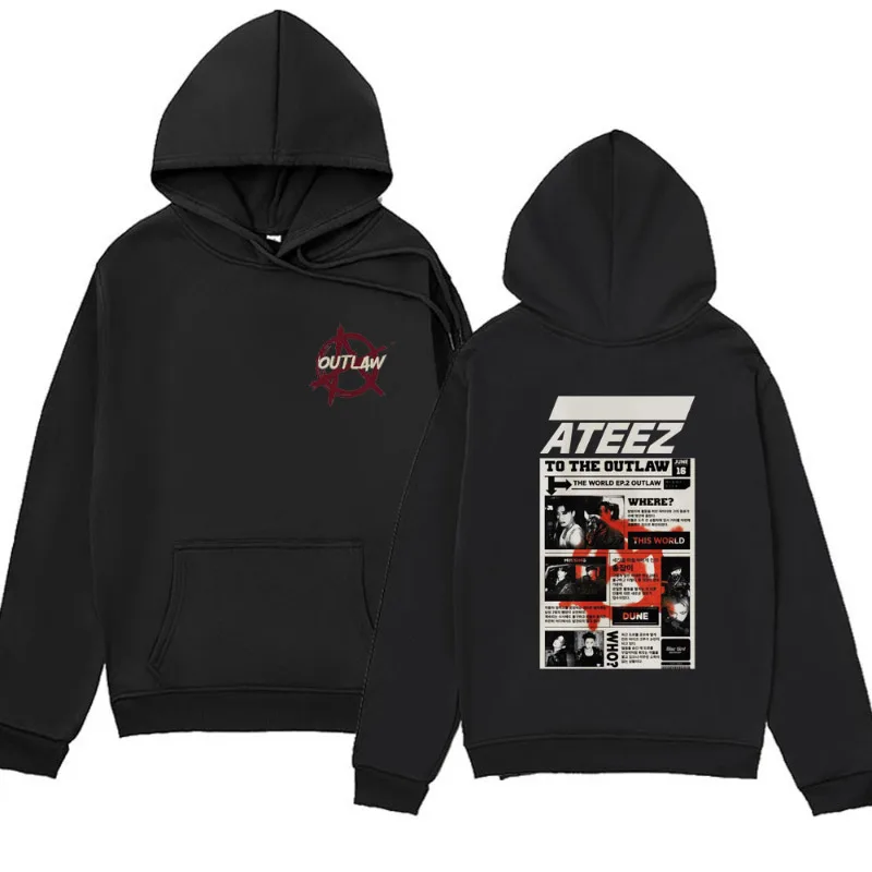 Korean Ateez World Tour 2025 New Hoodies Men Towards The Light Will To Power Tide Design Fleece Sweatshirt Long-sleeved Pullover
Korean Ateez World Tour 2025 New Hoodies Men Towards The Light Will To Power Tide Design Fleece Sweatshirt Long-sleeved Pullover