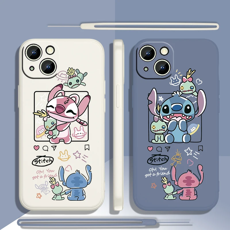 Cartoon Lilo Stitch Cute For Apple iPhone 15 14 13 12 11 XS XR X 8 7 Ultra Plus Pro Max Mini Liquid Rope Phone Case
Cartoon Lilo Stitch Cute For Apple iPhone 15 14 13 12 11 XS XR X 8 7 Ultra Plus Pro Max Mini Liquid Rope Phone Case