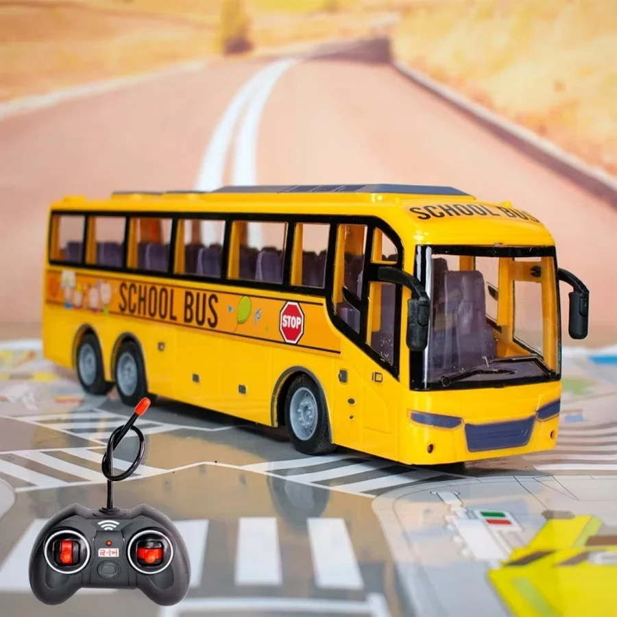 1/30 4CH RC Tour Bus Electric Car with Lights 2.4G Remote Control Bus Model Children's Toy Sightseeing Bus Kids Birthday Gifts
1/30 4CH RC Tour Bus Electric Car with Lights 2.4G Remote Control Bus Model Children's Toy Sightseeing Bus Kids Birthday Gifts