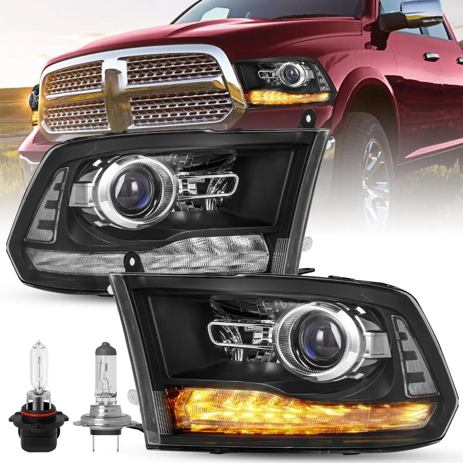 Фара в сборе, подходит для Dodge Ram 1500/2010-2018 Ram 2500 3500, светодиодные DRL, обновленные фары для проектора, звукосниматель, черный ход
Фара в сборе, подходит для Dodge Ram 1500/2010-2018 Ram 2500 3500, светодиодные DRL, обновленные фары для проектора, звукосниматель, черный ход