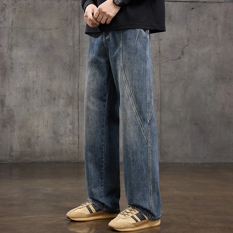 Men's Straight Jeans Autumn and Winter New Styles Loose, Fashionable and Versatile Wide-leg Casual Trousers for Men
Men's Straight Jeans Autumn and Winter New Styles Loose, Fashionable and Versatile Wide-leg Casual Trousers for Men