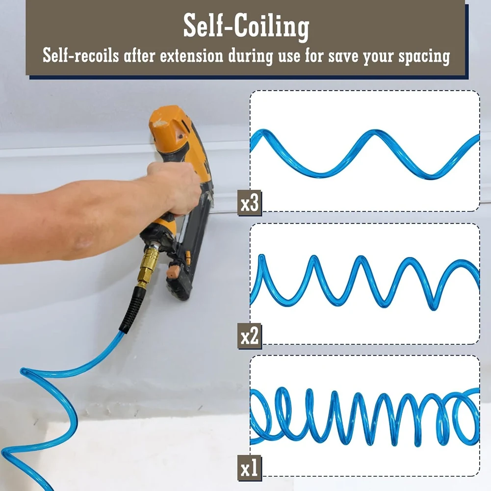 Воздушный шланг, шланг воздушного компрессора 1/4 дюйма X 25 футов с ограничителем изгиба, промышленное быстроразъемное соединение и заглушка 1/4 дюйма
Воздушный шланг, шланг воздушного компрессора 1/4 дюйма X 25 футов с ограничителем изгиба, промышленное быстроразъемное соединение и заглушка 1/4 дюйма