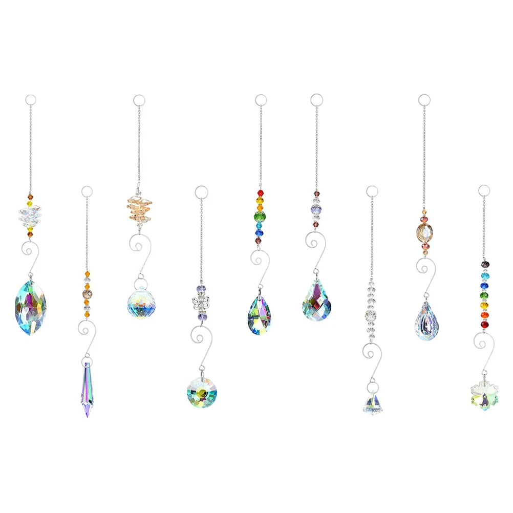 9pcs Crystal Hanging Pendants Sun Catcher Decorative Ornaments Window Room Decoration Chandelier Chain Beads
9pcs Crystal Hanging Pendants Sun Catcher Decorative Ornaments Window Room Decoration Chandelier Chain Beads