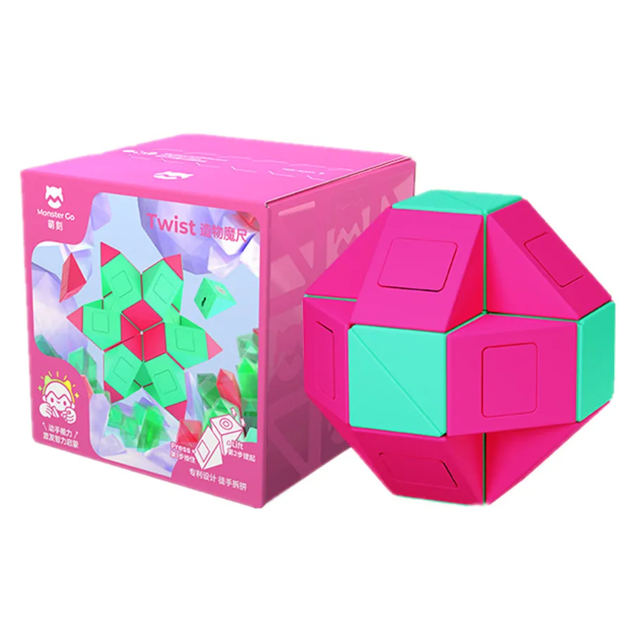 GAN Монстр Go твист Волшебная змея логическая головоломка антистресс монстерго милое создание игрушки-линейки 24 строительные блоки сборка Gans
GAN Монстр Go твист Волшебная змея логическая головоломка антистресс монстерго милое создание игрушки-линейки 24 строительные блоки сборка Gans