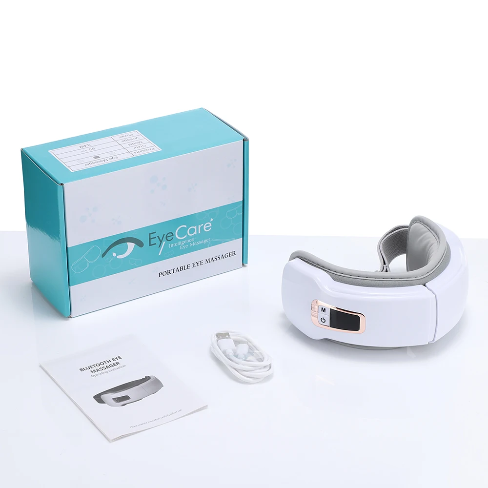 Electric Smart Eye Massager Instrument Hot Compress Vibration Rechargeable Bluetooth Music Eyemask Fatigue Relief Help Sleept
Electric Smart Eye Massager Instrument Hot Compress Vibration Rechargeable Bluetooth Music Eyemask Fatigue Relief Help Sleept