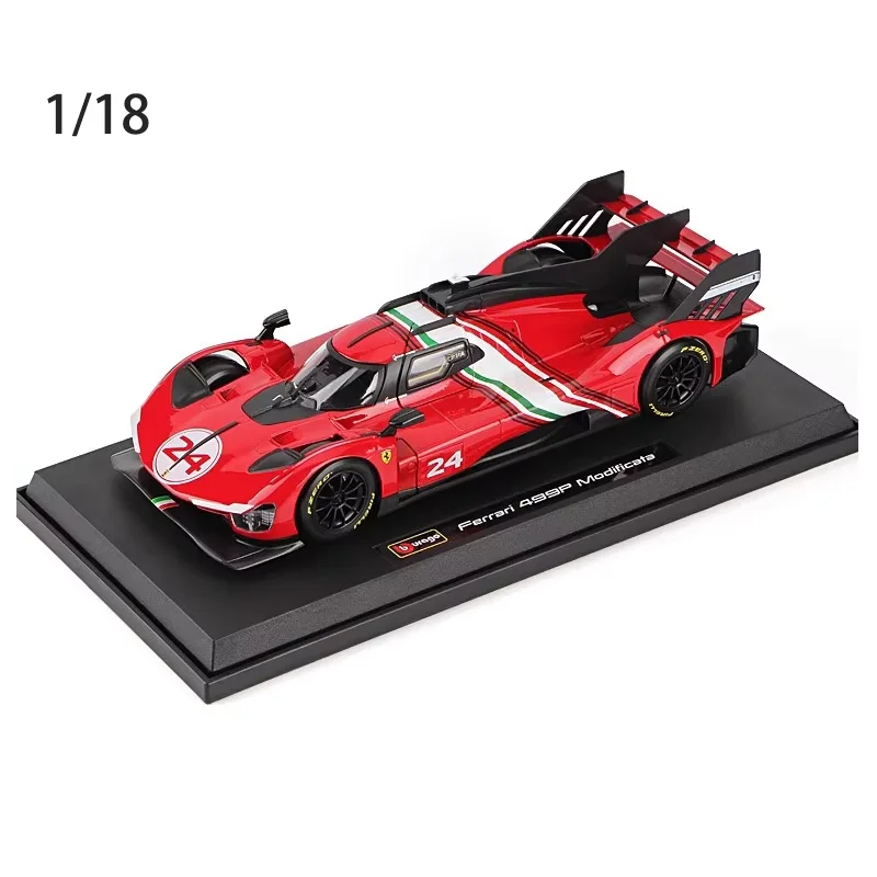 Bburago 1:18 Ferrari 499p Modificata Le Mans 24h Racing Champion Diecast Alloy Luxury Vehicle Model Collect Toys Gift
Bburago 1:18 Ferrari 499p Modificata Le Mans 24h Racing Champion Diecast Alloy Luxury Vehicle Model Collect Toys Gift