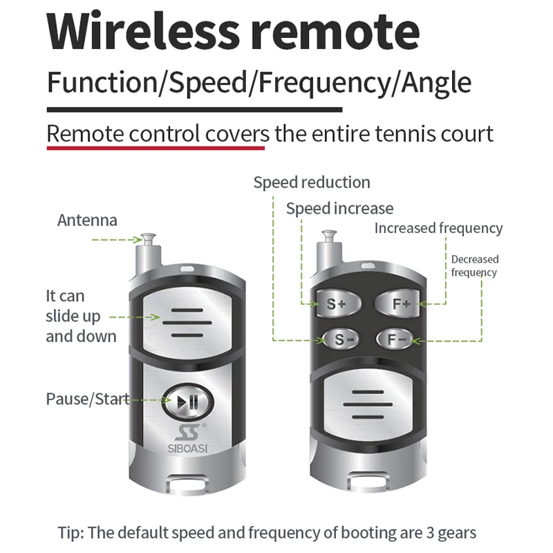 Smart Tennis Ball Machine Automatic Training Device T2000B for Sports Fitness Exercise
Smart Tennis Ball Machine Automatic Training Device T2000B for Sports Fitness Exercise