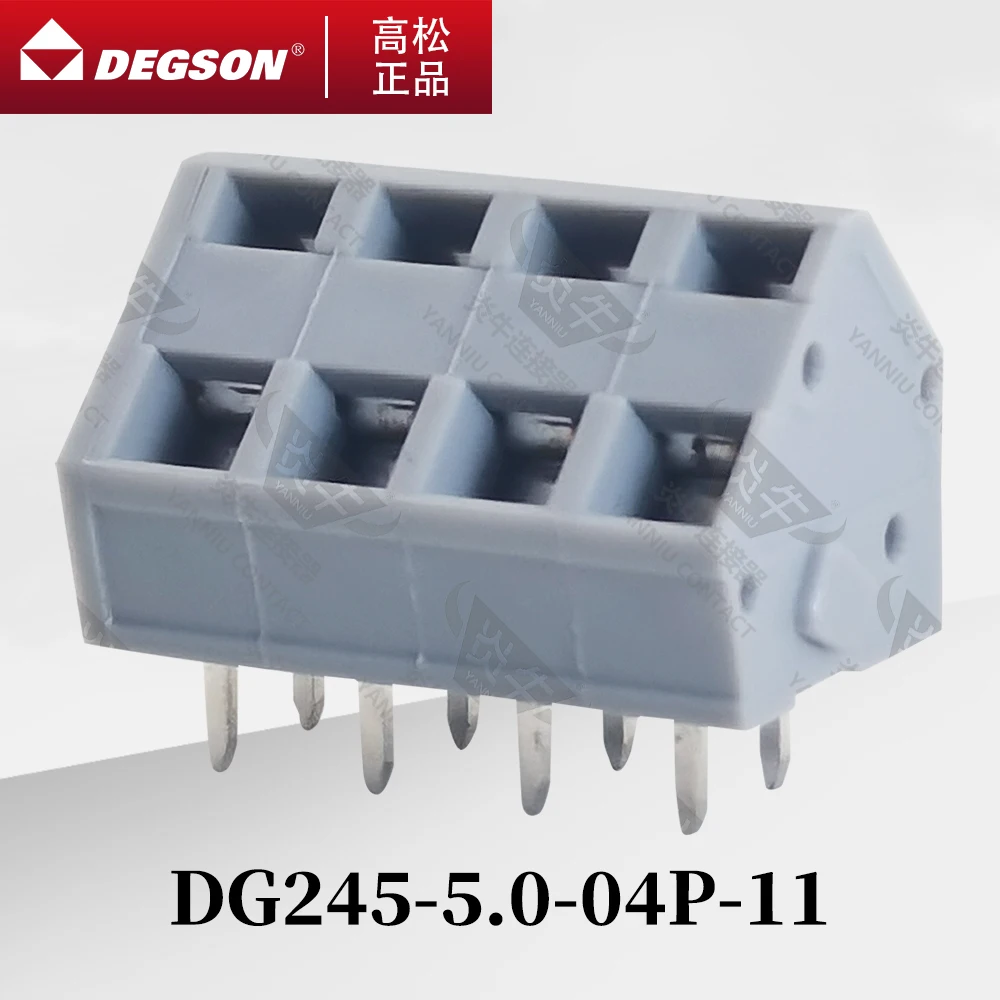 10Pcs DEGSON DG245-5.0-5.08 Spring PCB terminal blocks Phoenix Contact ZFKDS1.5C KF245 5.0mm 5.08mm 2PIN-12PIN 450V
10Pcs DEGSON DG245-5.0-5.08 Spring PCB terminal blocks Phoenix Contact ZFKDS1.5C KF245 5.0mm 5.08mm 2PIN-12PIN 450V