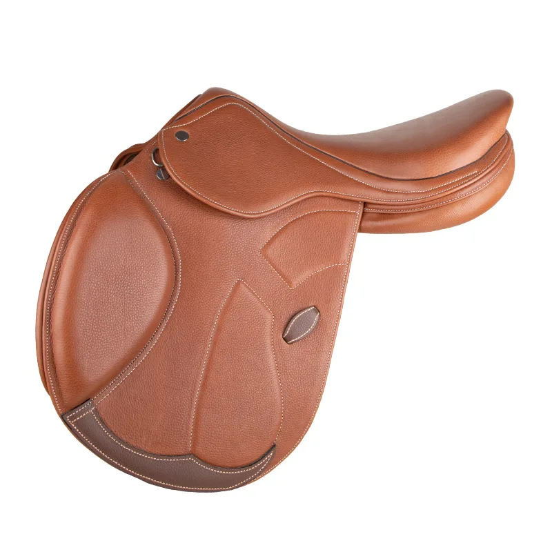 Cowhide obstacle saddle, equestrian supplies
Cowhide obstacle saddle, equestrian supplies