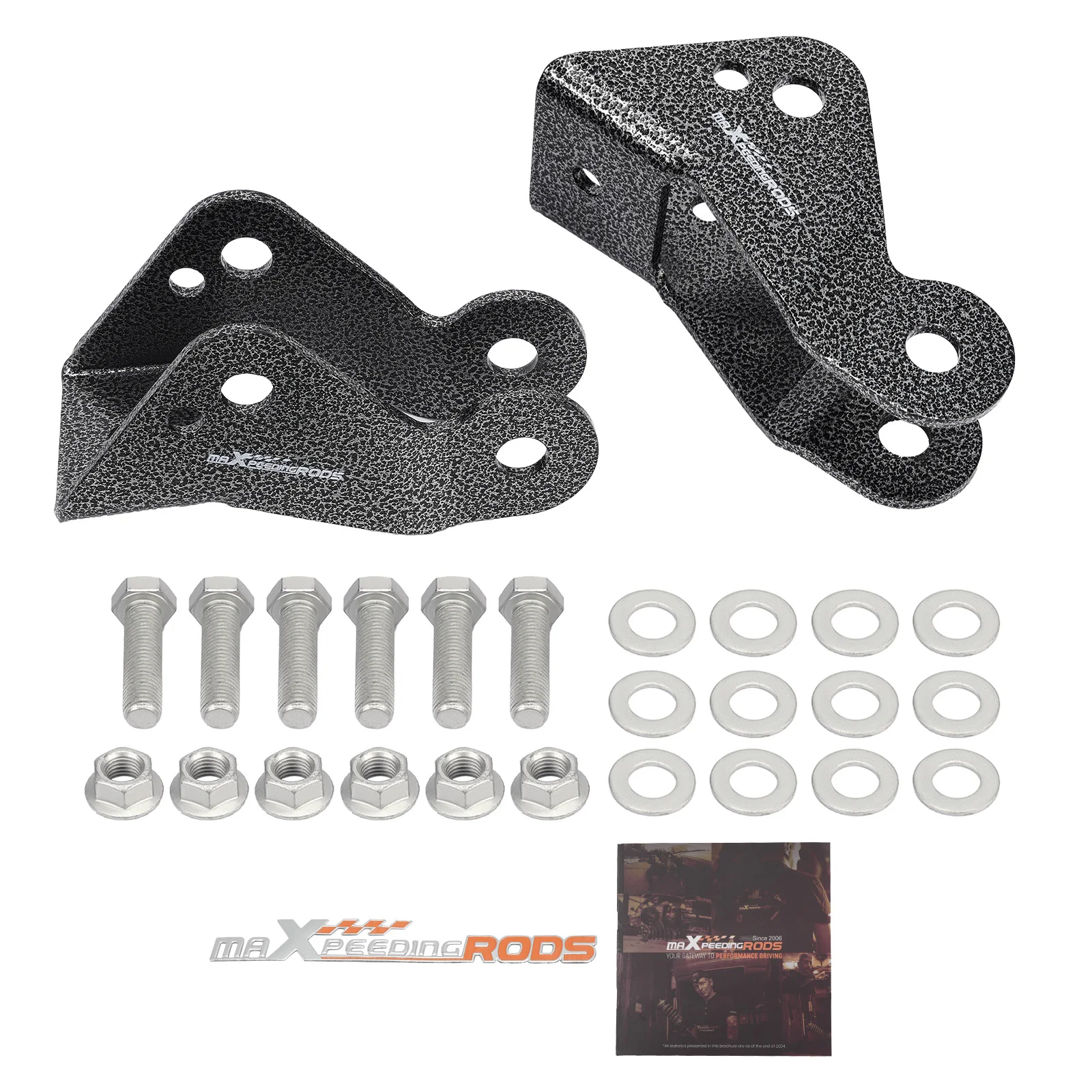 Rear Relocation Brackets for Chevy Silverado C1500 1988-1998 Shock Steel
Rear Relocation Brackets for Chevy Silverado C1500 1988-1998 Shock Steel