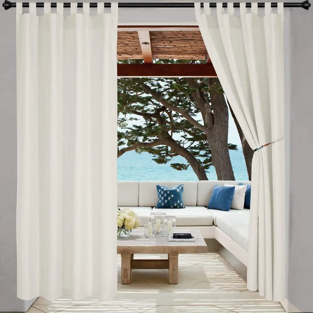 Indoor Outdoor Curtains Waterproof Tab Top Patio Curtains Sun Blocking Set of 2 Panels Thermal Insulated Curtain for Porch, Per
Indoor Outdoor Curtains Waterproof Tab Top Patio Curtains Sun Blocking Set of 2 Panels Thermal Insulated Curtain for Porch, Per