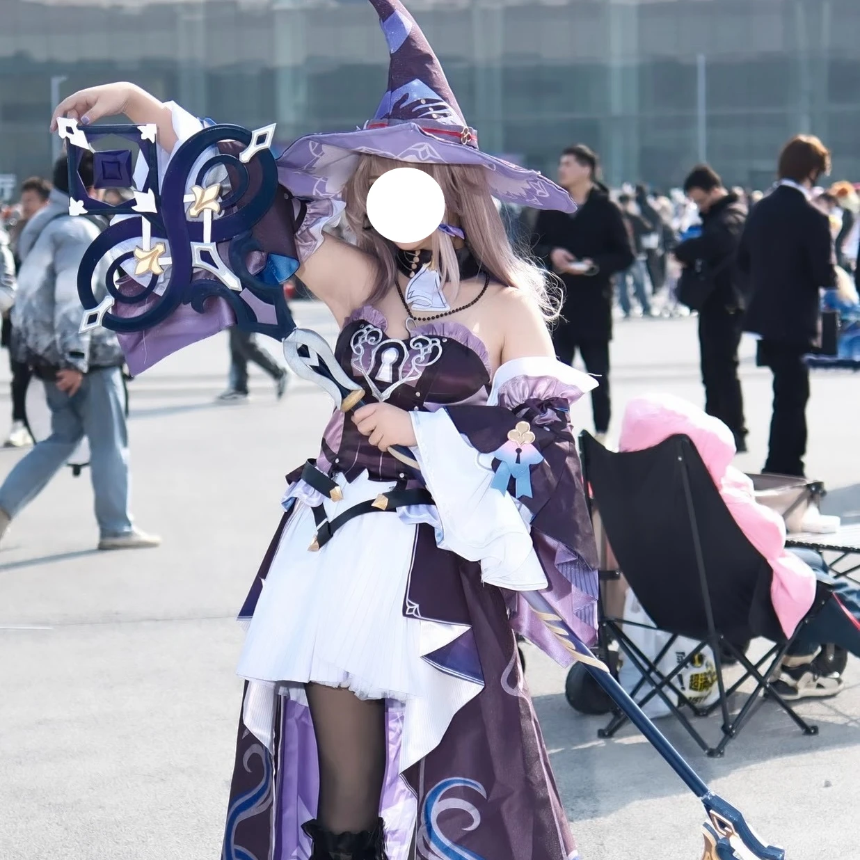 Game Character Herta Purple DressCosplay Costume Keyhole Bodice, Layered Sleeves Roleplay for Honkai: Star Rail
Game Character Herta Purple DressCosplay Costume Keyhole Bodice, Layered Sleeves Roleplay for Honkai: Star Rail